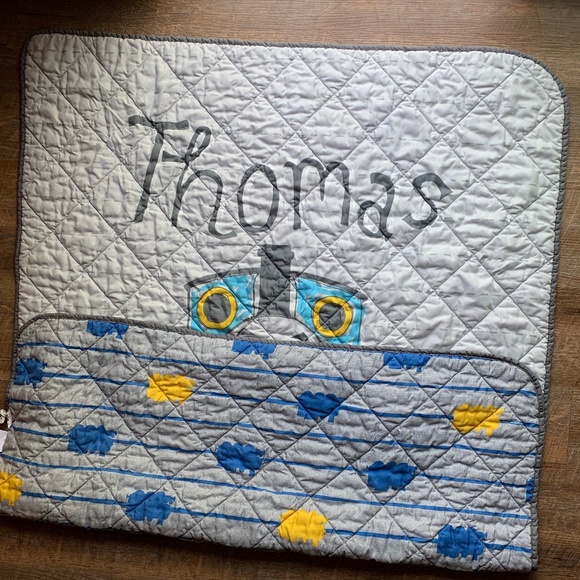 Thomas & Friends Blue and Gray Bedding Sheet - Picture 2 of 6